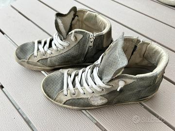 Sneakers Alte Grigie scamoscio distressed  n 39