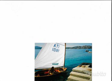 DINGHY barca a vela in legno