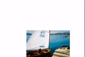 DINGHY barca a vela in legno