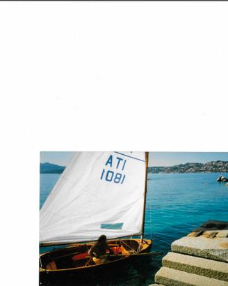 DINGHY barca a vela in legno
