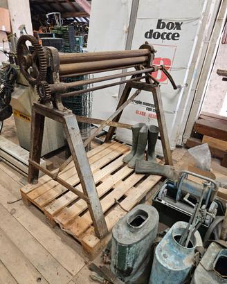 Calandra manuale in ferro , larghezza 100 cm 