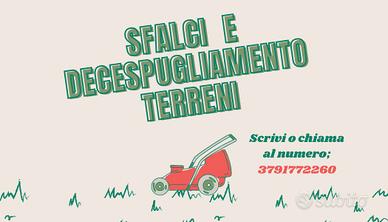 Pulizia terreni decespugliazione 