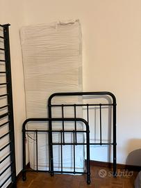 letto singolo + materasso