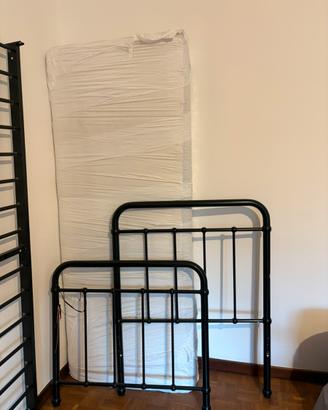letto singolo + materasso