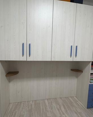 Armadio a ponte cameretta bambini