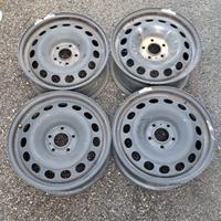 3 - CERCHI IN LAMIERA FORD 7X16 5X108 ET45 CB 63,4