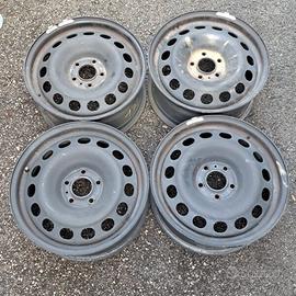 3 - CERCHI IN LAMIERA FORD 7X16 5X108 ET45 CB 63,4