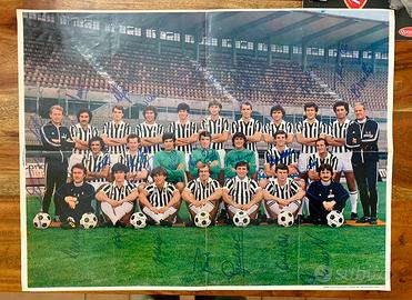 POSTER JUVENTUS 80-81 AUTOGRAFATO