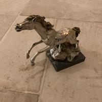 Cavallo in argento Ottaviani