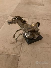 Cavallo in argento Ottaviani