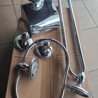 accessori acciao per bagno 5 pz