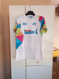 T-Shirt Tennis Trophy Federazione Italiana Retro M