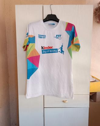 T-Shirt Tennis Trophy Federazione Italiana Retro M