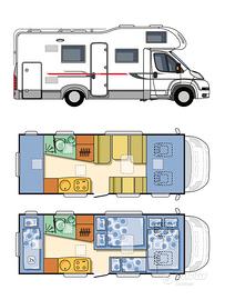 Camper Mansardato Adria Sport A690 DK