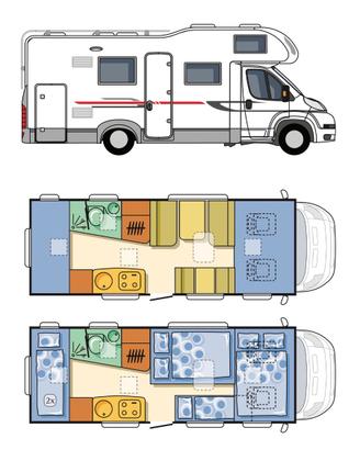 Camper Mansardato Adria Sport A690 DK