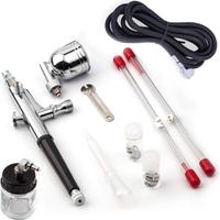 KIT AEROGRAFO AIRBRUSH 0,2mm 0,3mm 0,5mm