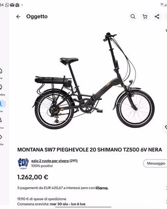 bici elettrica montana sw7