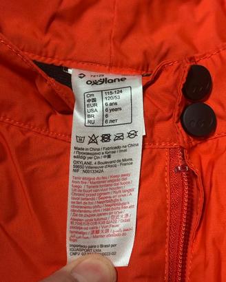 COMPLETO TUTA SCI BAMBINO TG.6 ANNI