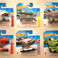 HOT WHEELS Toyota Supra, Nissan Skyline,  DeLorean