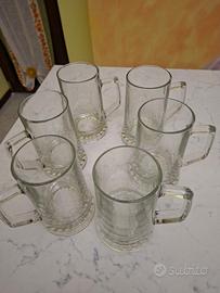 Set 6 Bicchieri Birra 40 cl Vetro