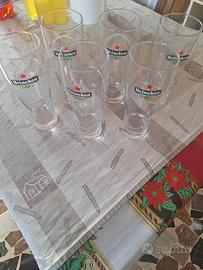 6 BICCHIERI DA BIRRA HEINEKEN