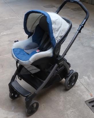 Carello PegPerego + passeggino + borsa + ovetto