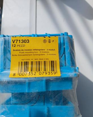 Scatole da incasso elettriche rettangolari