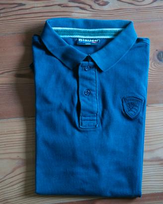 Polo Blauer taglia L
