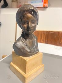 Statua in bronzo  “fanciulla ‘De Martino