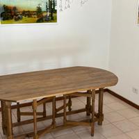 Tavolo legno estendibile con 6 sedie omaggio