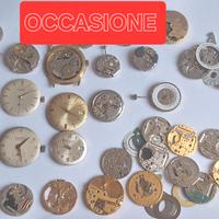 LOTTO OROLOGI MOVIMENTI VINTAGE DA TESTARE  