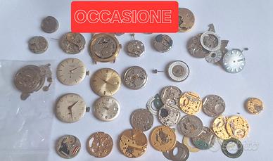 LOTTO OROLOGI MOVIMENTI VINTAGE DA TESTARE  