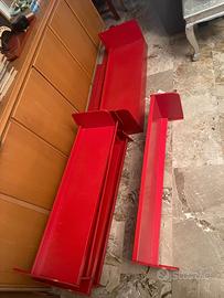 Scaffale rosso Lips vago congresso