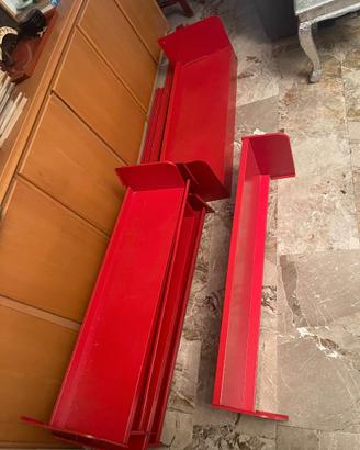 Scaffale rosso Lips vago congresso