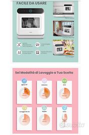 Lavastoviglie libera istallazione