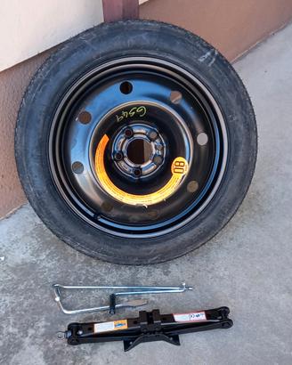 ruotino 125/80 r17 alfa romeo giulia 500x jeep 