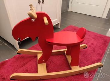 Alce a dondolo in legno IKEA Ekorre