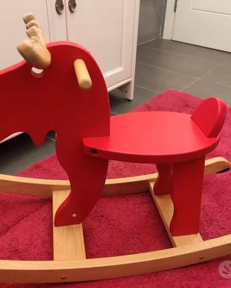 Alce a dondolo in legno IKEA Ekorre
