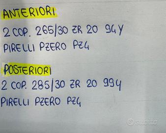 Set di Gomme BMW M4 Pari al nuovo.