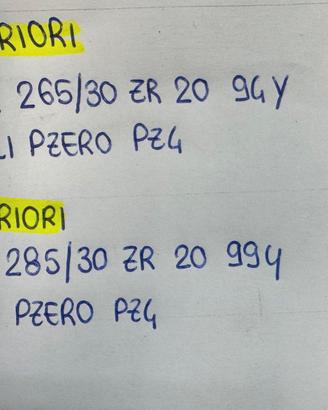 Set di Gomme BMW M4 Pari al nuovo.