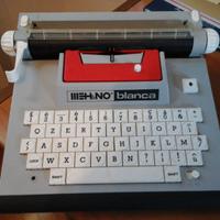 Macchina da scrivere giocattolo MEHANO BLANCA.