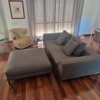 divano Minotti + Pouf