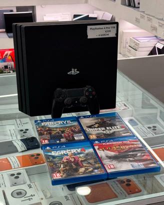 Sony Playstation 4 PRO 1 TB + 4 GIOCHI - PROMO