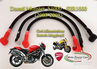 Ducati Monster  S1000 - S2R1000 (03-08) Cavi Batte