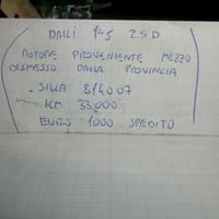Motore daili 2.5 d