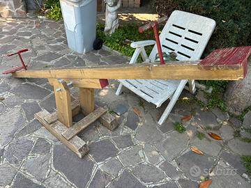 Altalena Basculante in legno