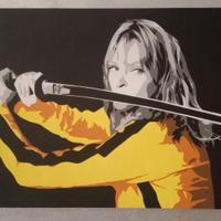 Quadro su tela cavans kill bill