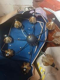 Lampadario ferro e vetro