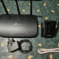 Router e ripetitore wifi tplink 