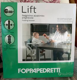 Seggiolino alzabimbo pieghevole